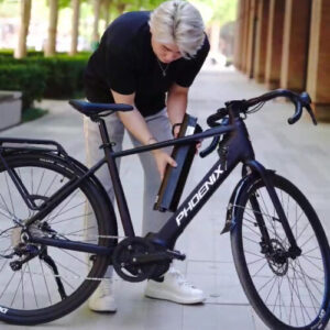 Xe đạp trợ lực Phoenix LR, khung liền khối, kiểu dáng xe đua, tốc độ 20-35km