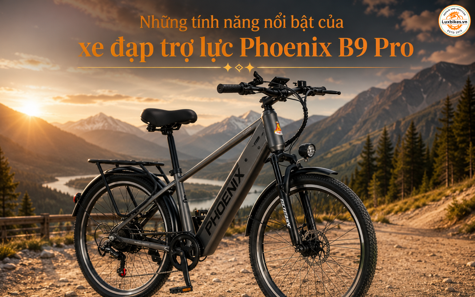 Những tính năng nổi bật của xe đạp trợ lực Phoenix B9 Pro