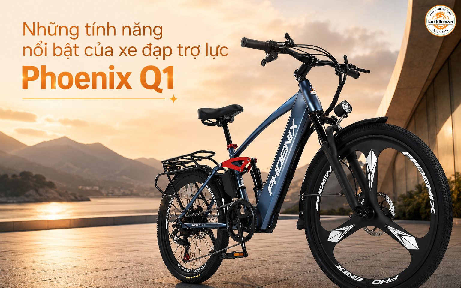 Xe Đạp Trợ Lực Phoenix Q1 4 Những tính năng nổi bật của xe đạp trợ lực Phoenix Q1