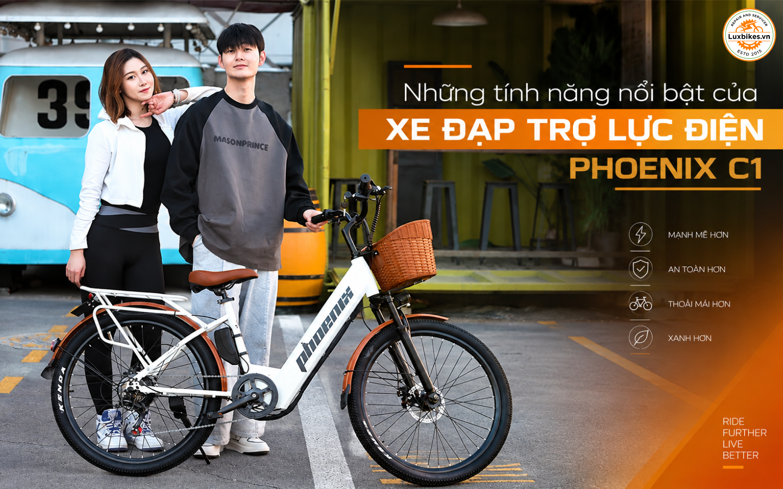 Những tính năng nổi bật của xe đạp trợ lực điện Phoenix C1