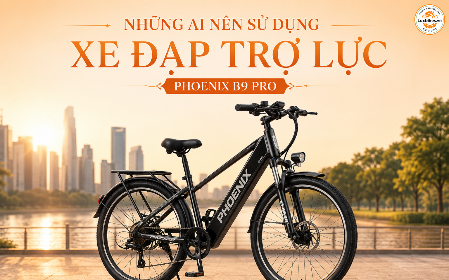 Những ai nên sử dụng xe đạp trợ lực Phoenix B9 Pro?