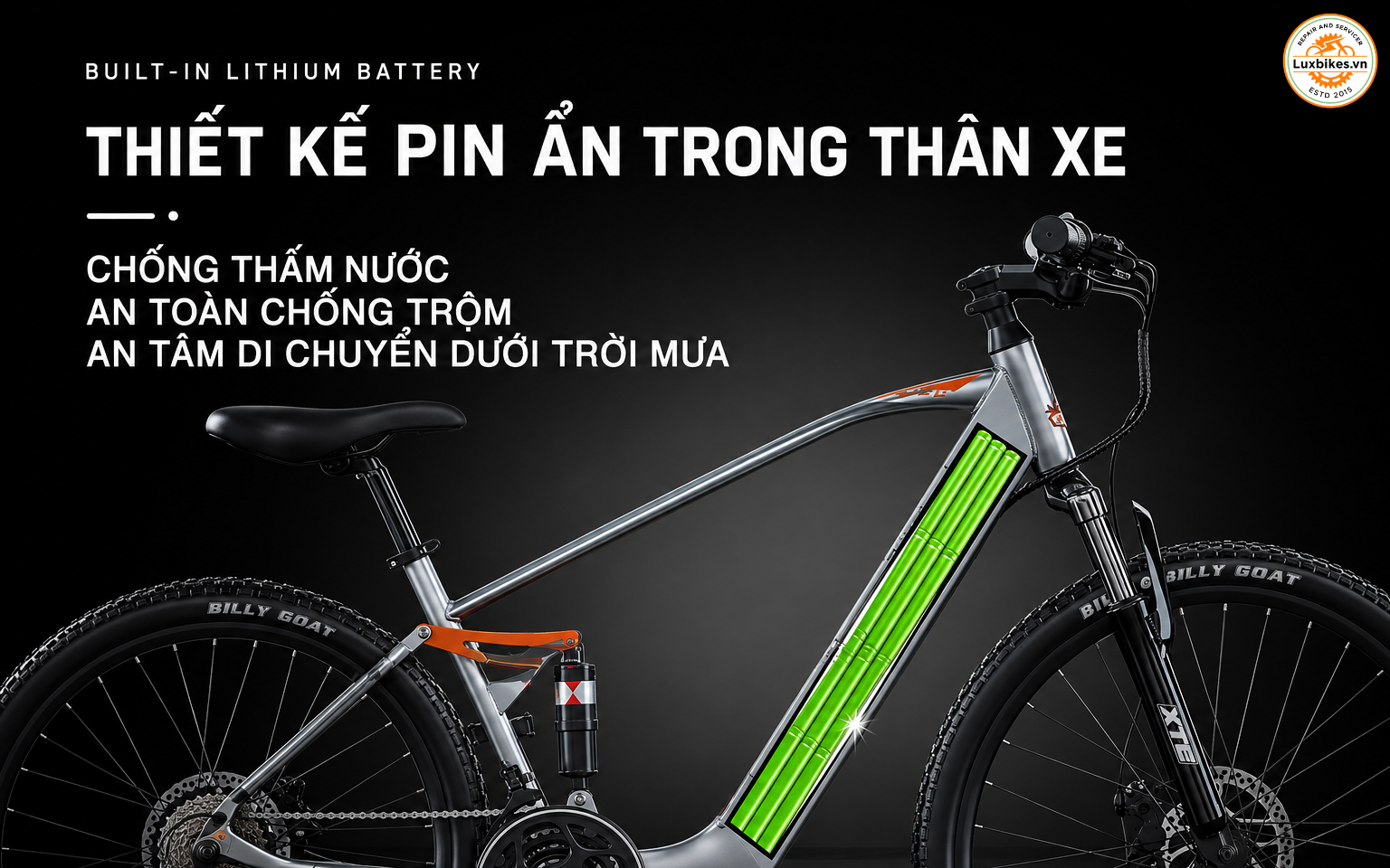 Xe đạp trợ lực Phoenix 999 6 Những tính năng nổi bật của xe đạp trợ lực Phoenix 999