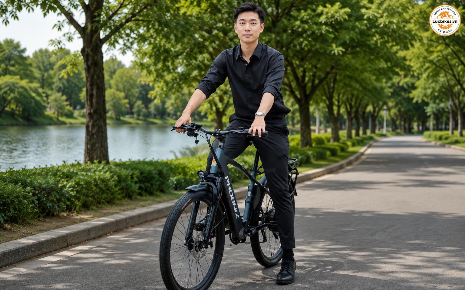 Xe đạp trợ lực Phoenix Q2 7 Bánh 26 inch giữ độ ổn định khi lăn bánh