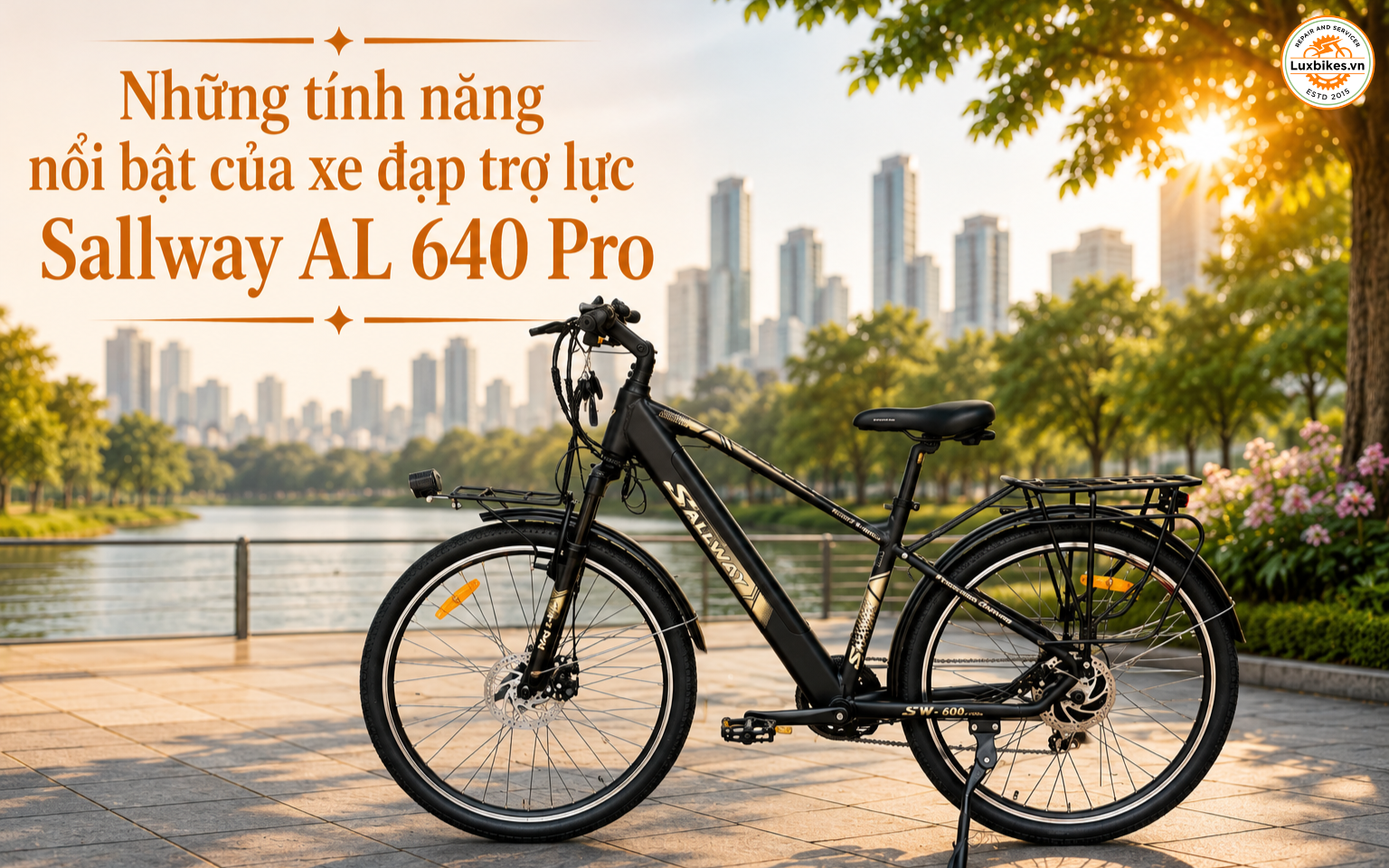 Xe Đạp Trợ Lực Sallway AL 640 Pro 8 Những tính năng nổi bật của xe đạp trợ lực Sallway AL 640 Pro
