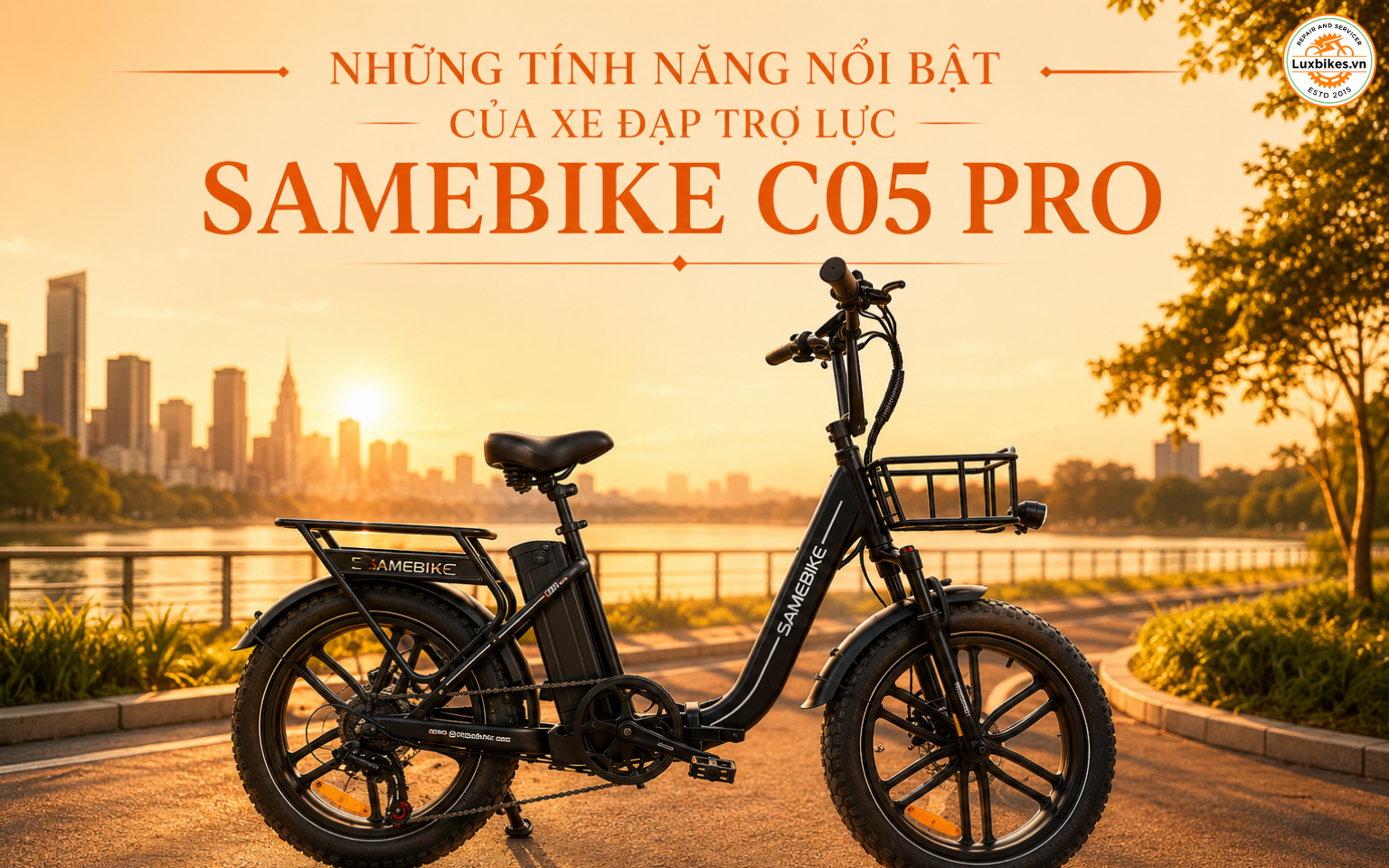 Những tính năng nổi bật của xe đạp trợ lực Samebike C05 Pro