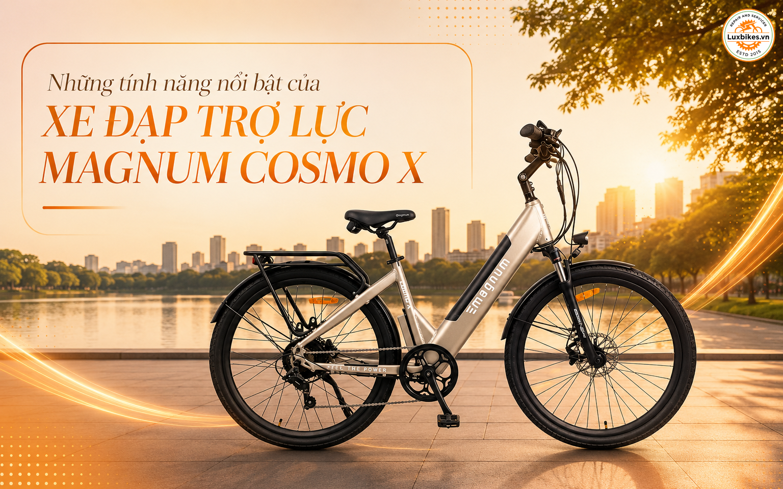 Xe Đạp Trợ Lực Magnum Cosmo X 6 Những tính năng nổi bật của xe đạp trợ lực Magnum Cosmo X