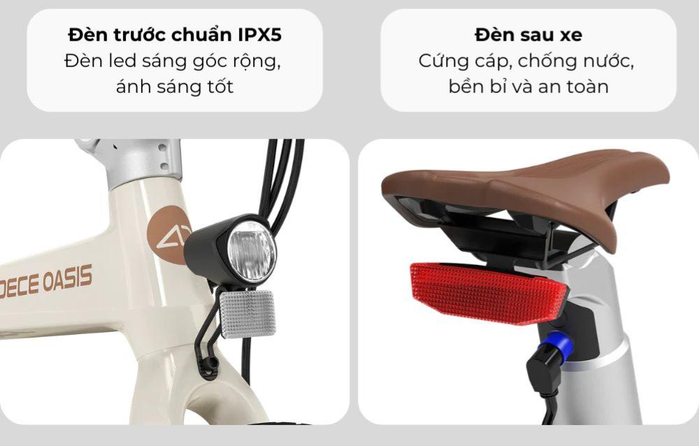 Xe Dap Tro Luc Dien Ado A20 Carbon Den