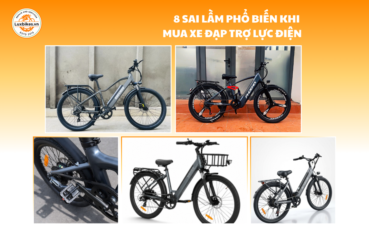 Tìm Hiểu 8 Sai Lầm Khi Mua Xe Đạp Trợ Lực Lần Đầu 2 8 Sai Lầm Phổ Biến Khi Mua Xe Đạp Trợ Lực Điện