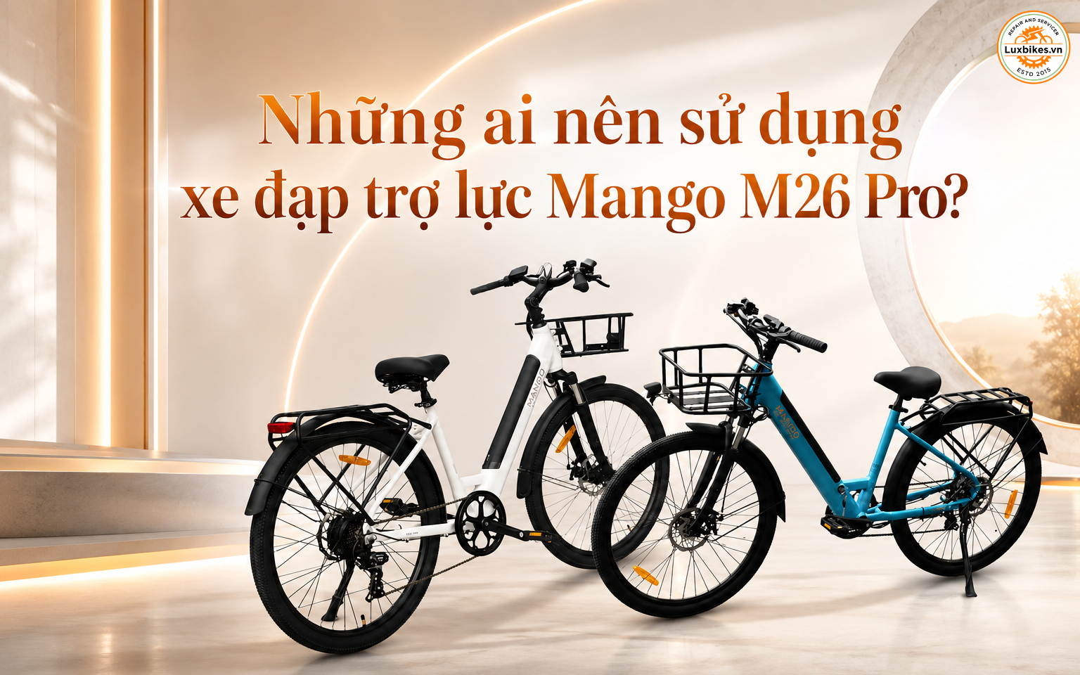Những ai nên sử dụng xe đạp trợ lực Mango M26 Pro?