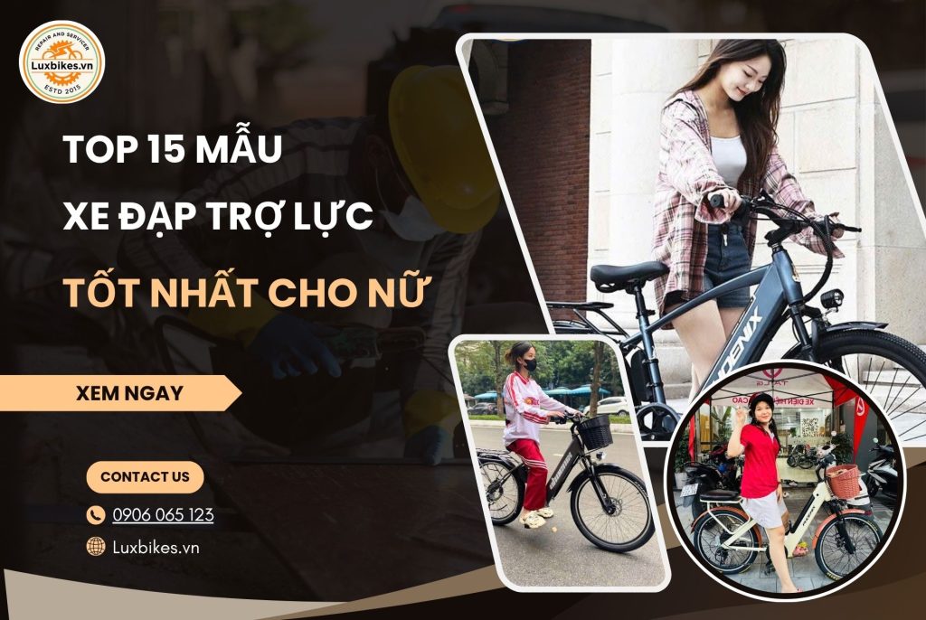 Top 15 Mẫu Xe Đạp Điện Trợ Lực Nữ Đáng Mua Năm 2026 1 Top 15 Mẫu Xe Đạp Điện Trợ Lực Nữ Đáng Mua Năm 2026