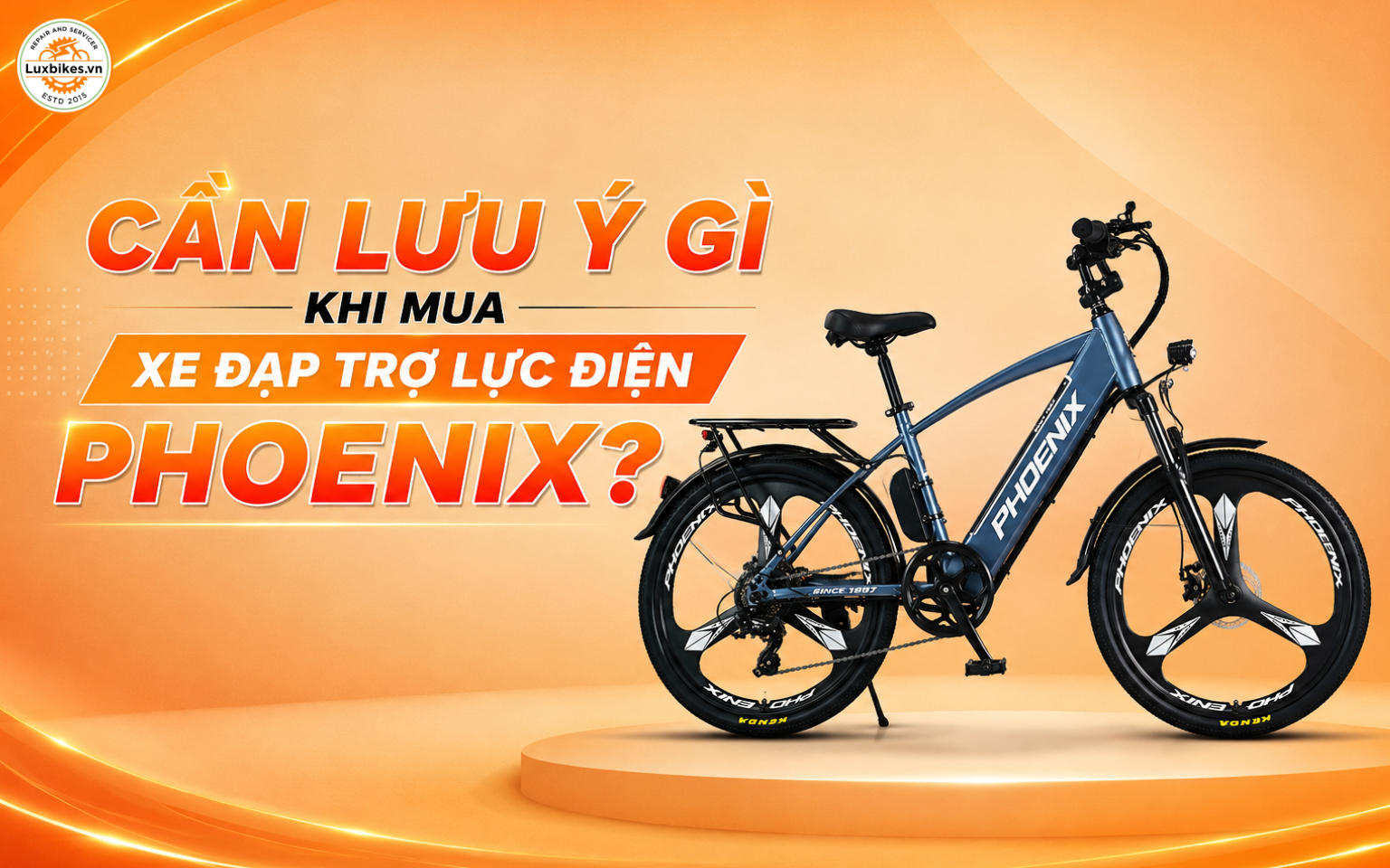 Top 5 Dòng Xe Đạp Trợ Lực Phoenix Pin Bền, Giá Tốt Hiện Nay 9 Cần lưu ý gì khi mua xe đạp trợ lực Phoenix?