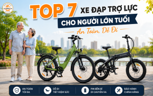 Top 7 Xe Đạp Trợ Lực Cho Người Lớn Tuổi An Toàn, Dễ Đi