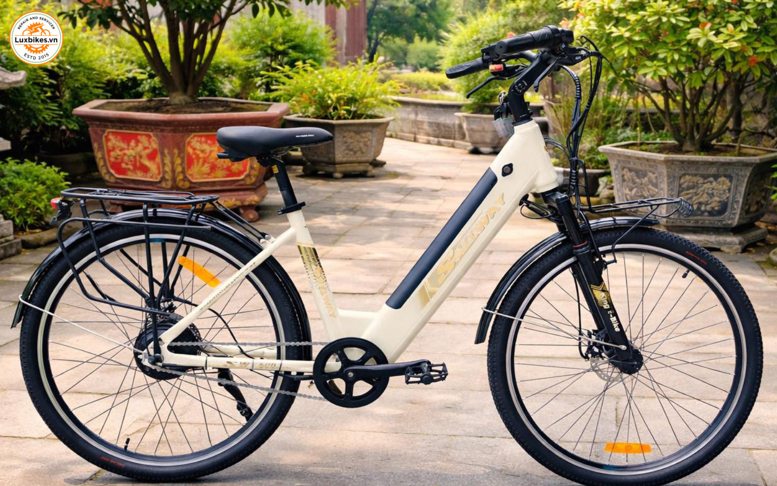 Xe đạp điện trợ lực cho học sinh cấp 3 Sallway Lady 24