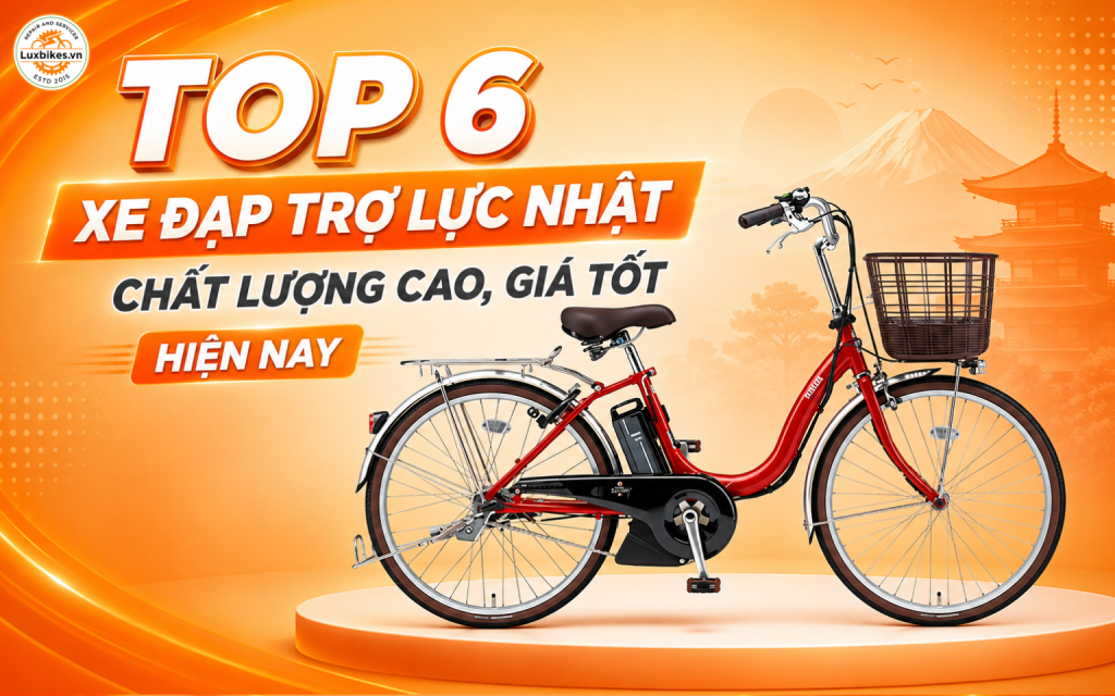 Top 6 Xe Đạp Trợ Lực Nhật Chất Lượng Cao, Giá Tốt Hiện Nay