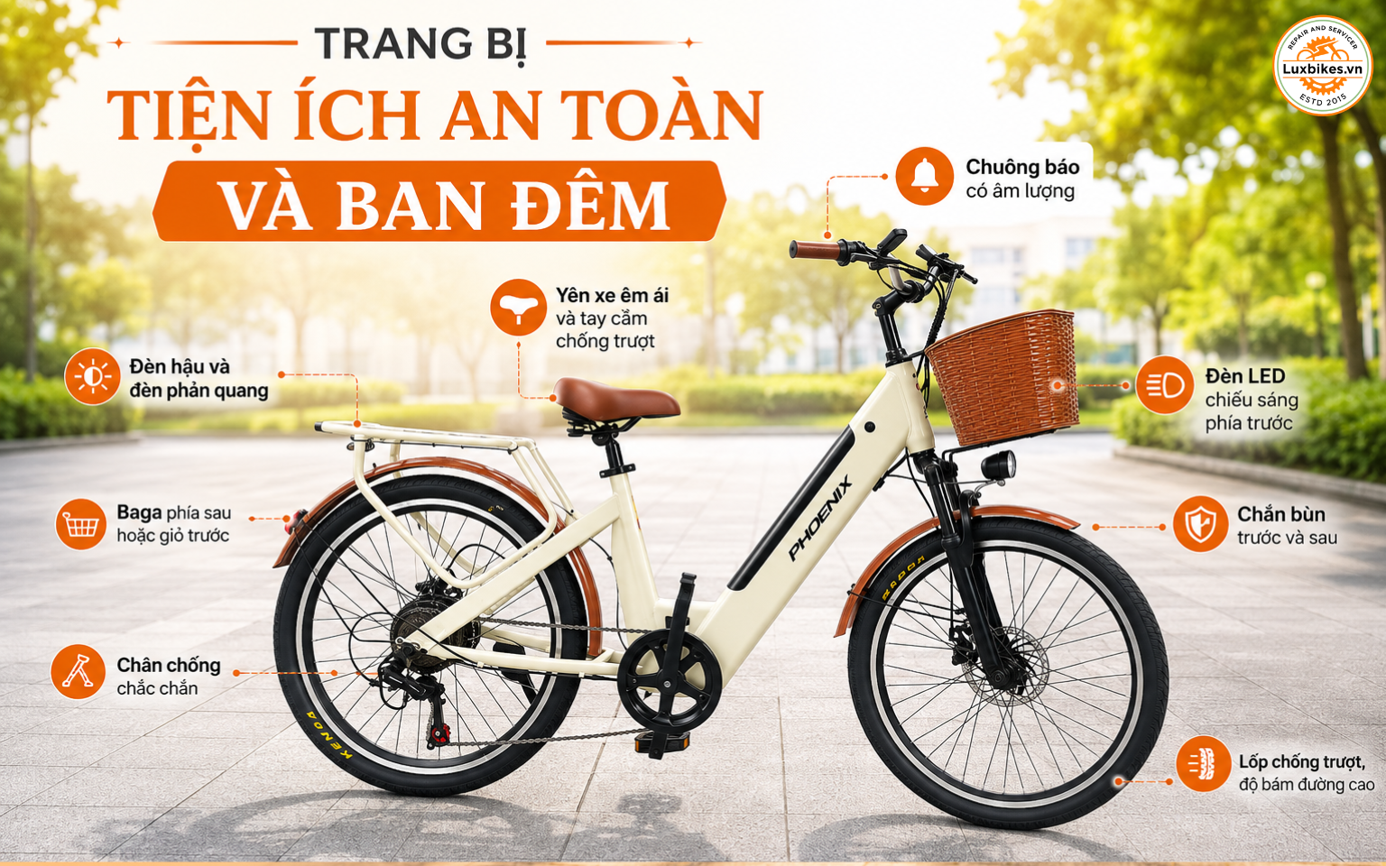 Cách chọn xe đạp trợ lực cho người lớn tuổi 