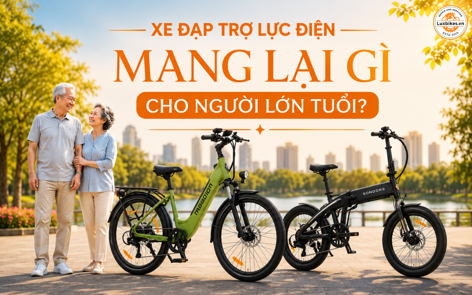 Xe đạp trợ lực điện mang lại gì cho người lớn tuổi?