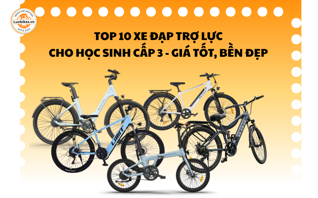 Top 10 Xe Đạp Trợ Lực Cho Học Sinh Cấp 3 Giá Tốt, Bền Đẹp