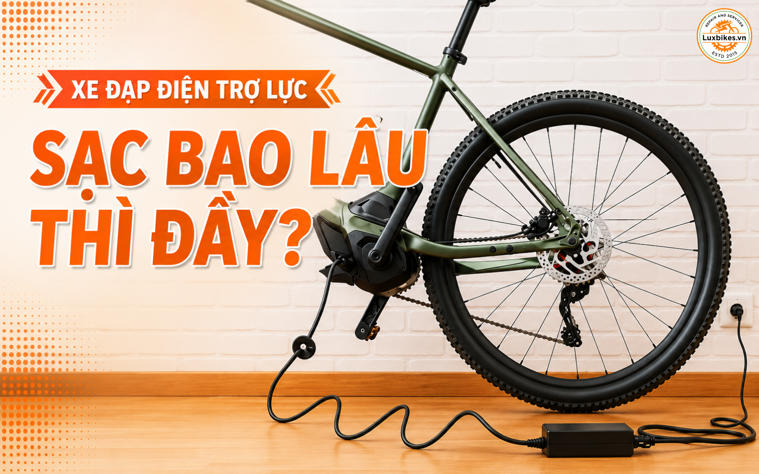 Xe Đạp Điện Trợ Lực Sạc Bao Lâu Thì Đầy? Giải Đáp Chi Tiết 2 Xe đạp điện trợ lực sạc bao lâu thì đầy?