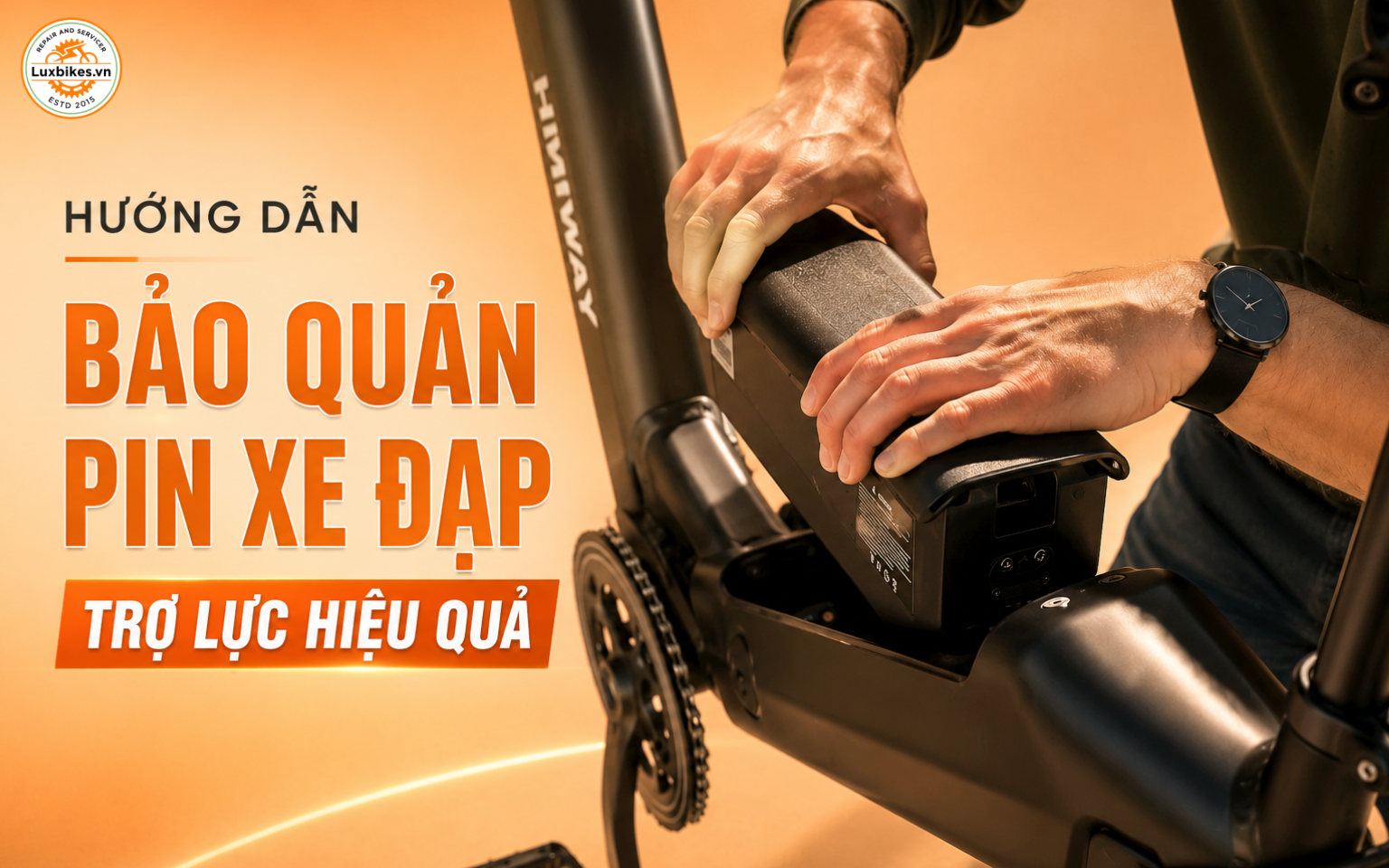 Hướng dẫn bảo quản pin xe đạp trợ lực hiệu quả