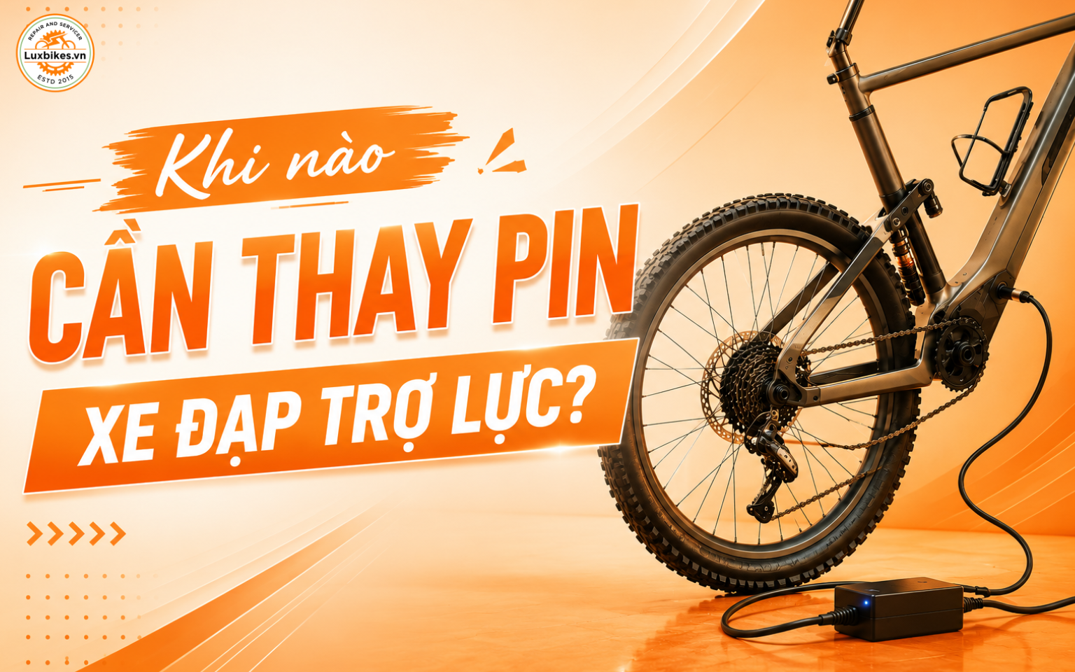 Khi nào cần thay pin xe đạp trợ lực?