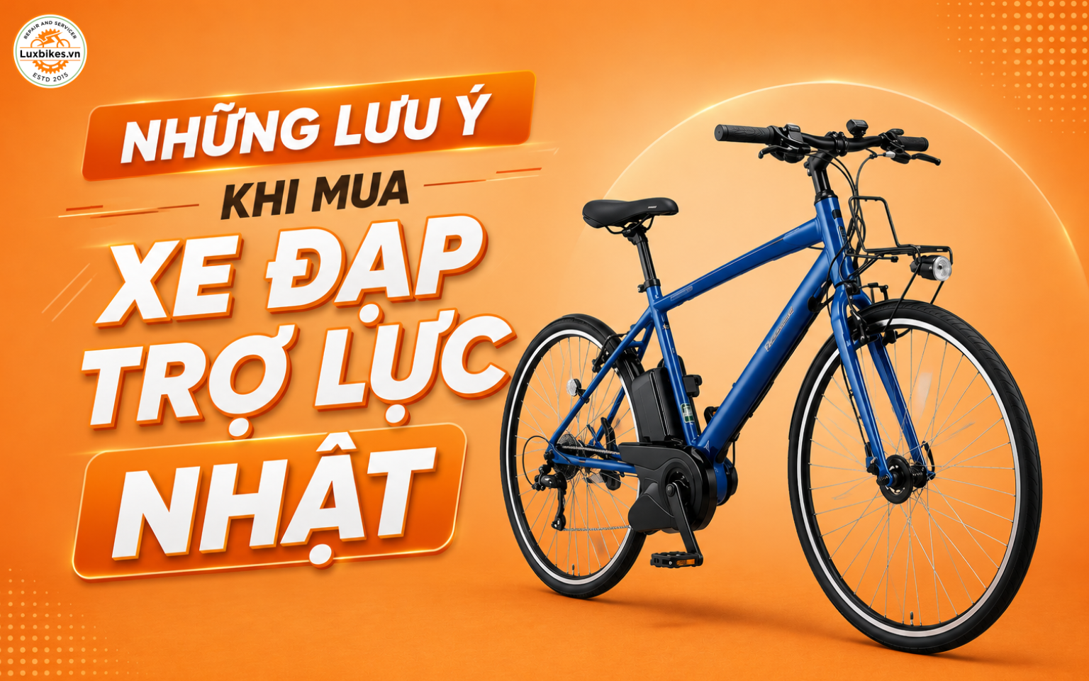 Những lưu ý khi mua xe đạp trợ lực Nhật