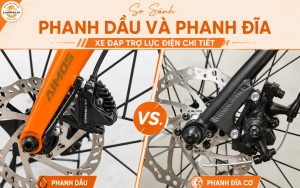 So Sánh Phanh Dầu Và Phanh Đĩa Xe Đạp Trợ Lực Điện Chi Tiết