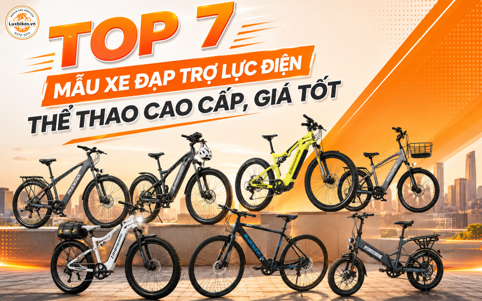 Top 7 Xe Đạp Trợ Lực Điện Thể Thao Chính Hãng, Giá Tốt 4 Top 7 mẫu xe đạp trợ lực điện thể thao cao cấp, giá tốt