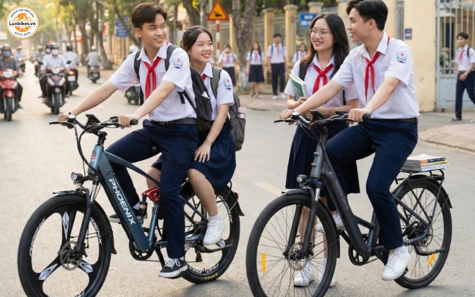 Có nên mua xe đạp trợ lực cho học sinh cấp 3?