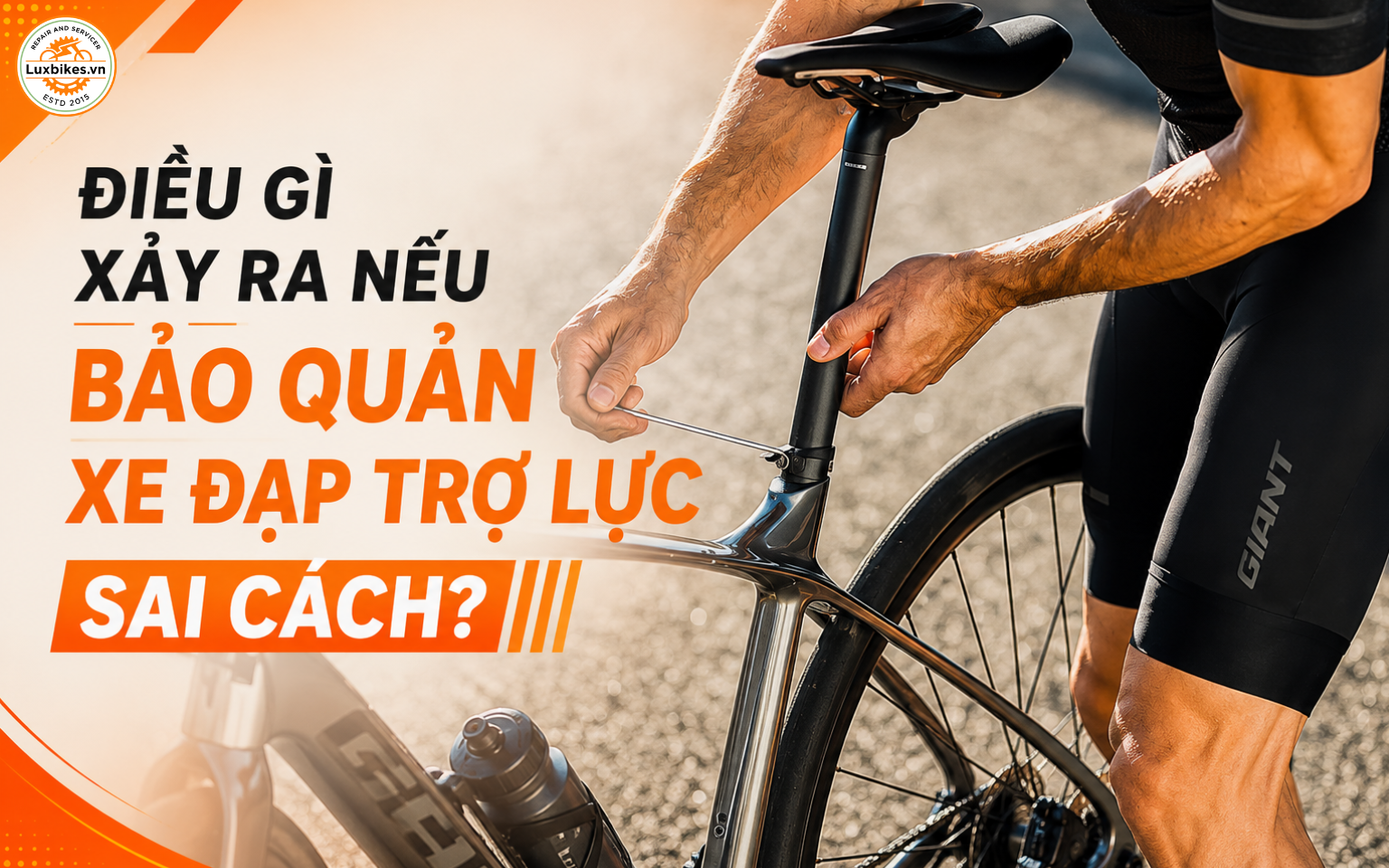 Điều gì xảy ra nếu bảo quản xe đạp trợ lực sai cách?