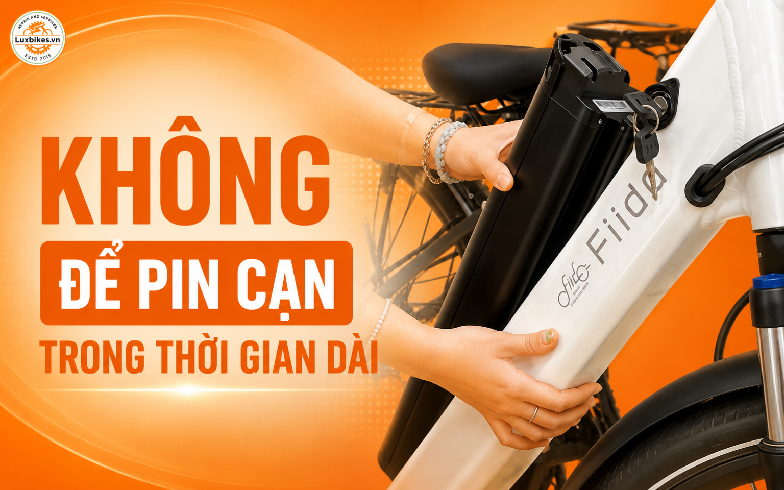 Kinh nghiệm giúp bảo quản pin xe đạp trợ lực hiệu quả