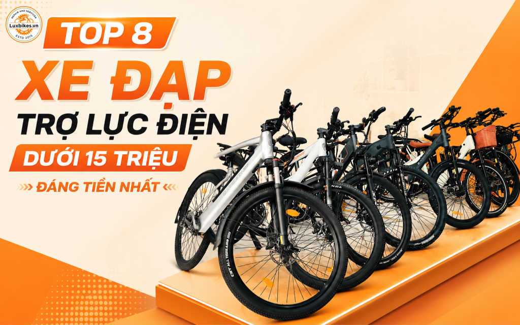 Top 8 Xe Đạp Trợ Lực Điện Dưới 15 Triệu Đáng Tiền Nhất