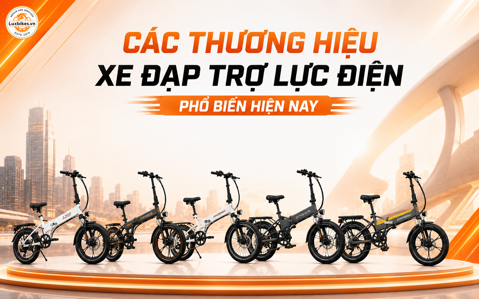 Xe đạp trợ lực 85 Các thương hiệu xe đạp trợ lực điện phổ biến hiện nay