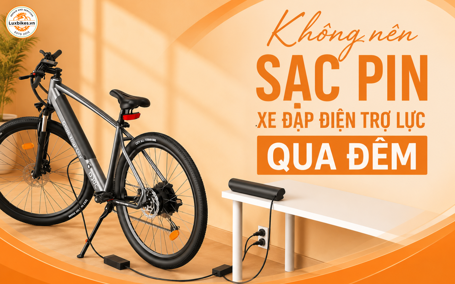 Cách Sạc Pin Xe Đạp Trợ Lực Giúp Hạn Chế Chai Pin Hiệu Quả 7 Một số lưu ý khi sạc pin xe đạp trợ lực