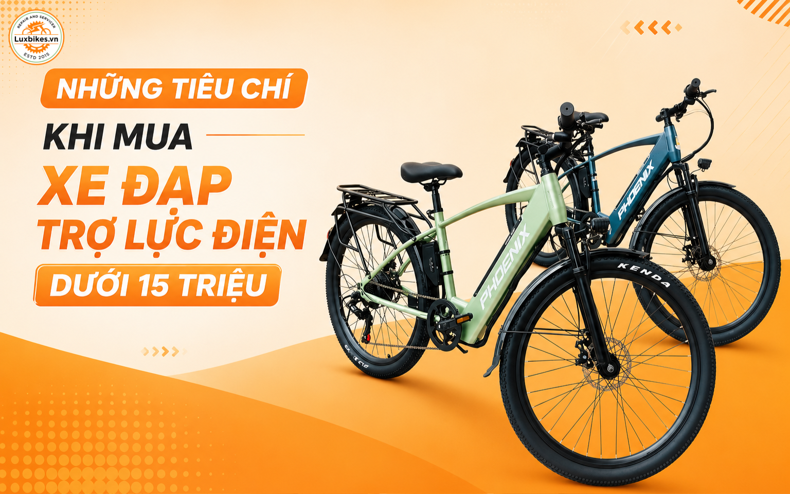 Những tiêu chí khi mua xe đạp trợ lực điện dưới 15 triệu