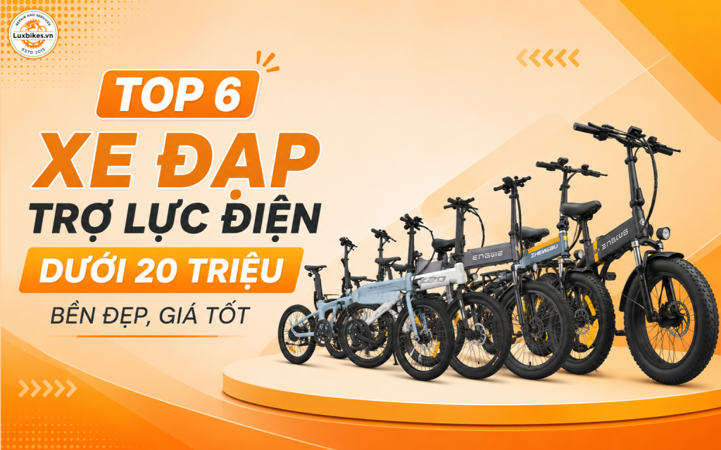 Top 6 Xe Đạp Trợ Lực Điện Dưới 20 Triệu Bền Đẹp, Giá Tốt