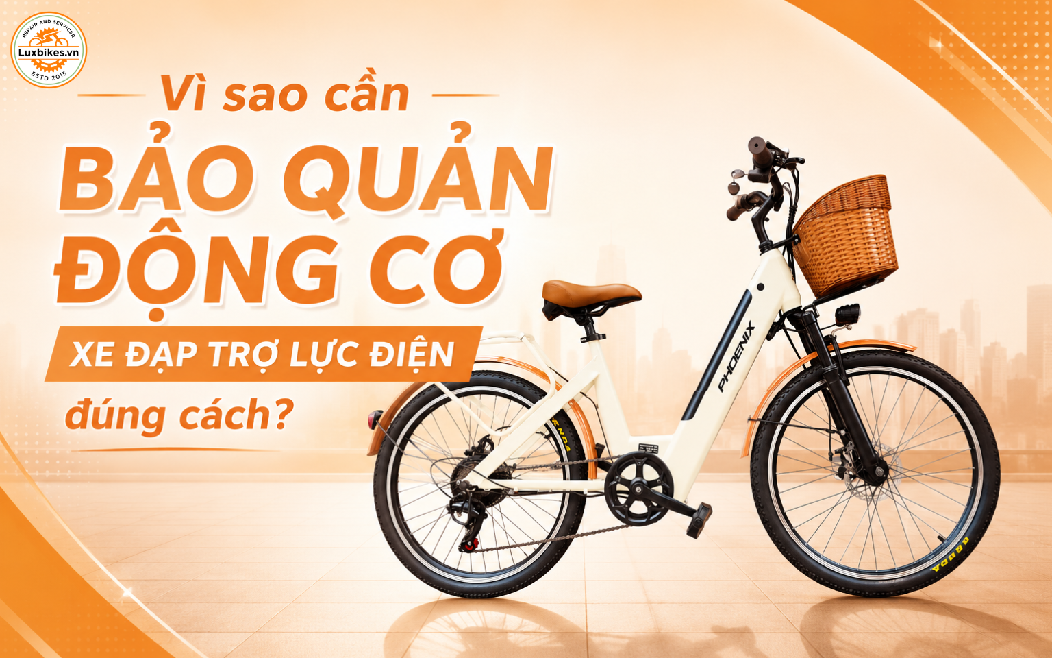 Vì sao cần bảo quản động cơ xe đạp trợ lực điện đúng cách?