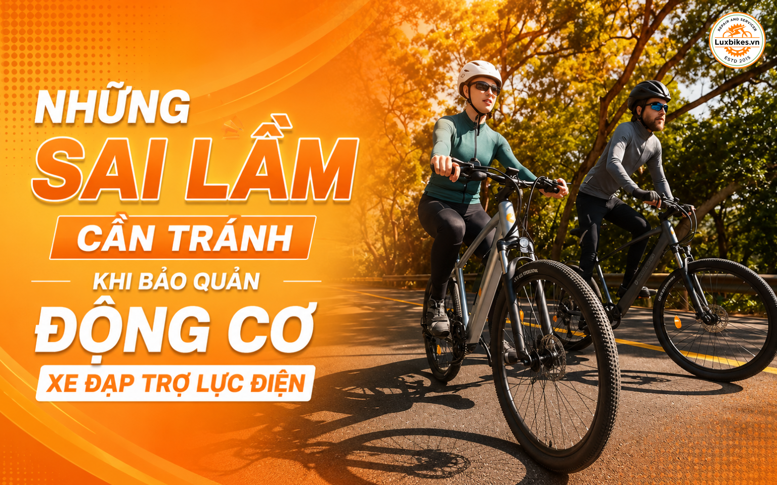 Những sai lầm cần tránh khi bảo quản động cơ xe đạp trợ lực điện