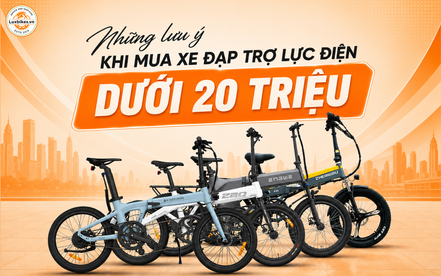 Những lưu ý khi mua xe đạp trợ lực điện dưới 20 triệu