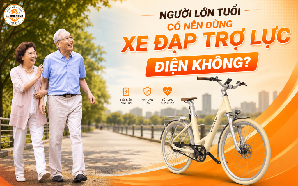 Người lớn tuổi có nên dùng xe đạp trợ lực điện không?