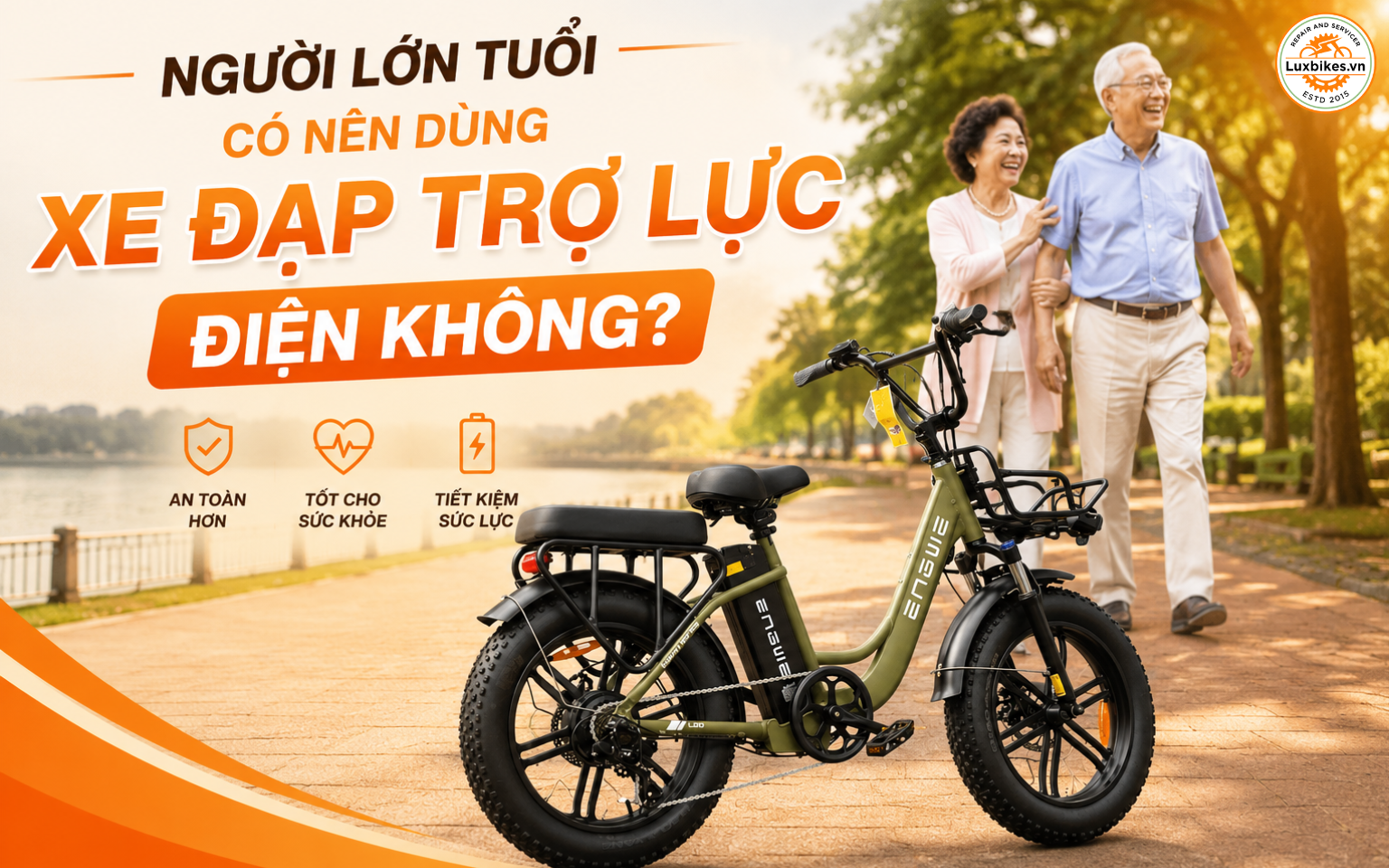 Người lớn tuổi có nên dùng xe đạp trợ lực điện không?