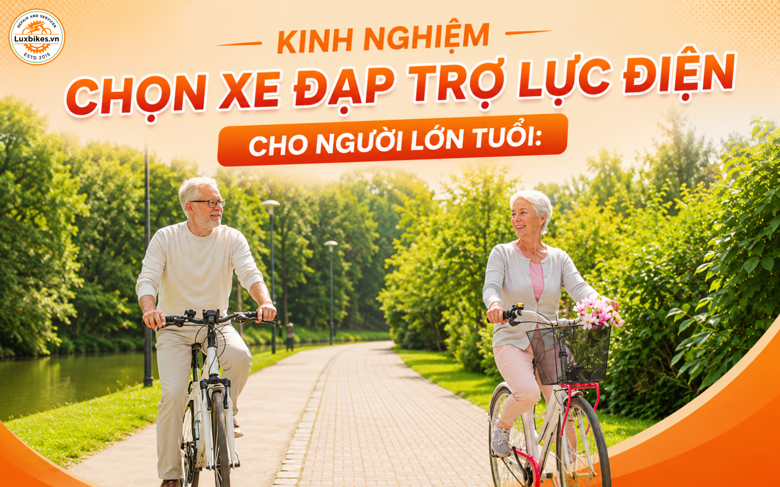 Kinh nghiệm chọn xe đạp trợ lực điện cho người lớn tuổi