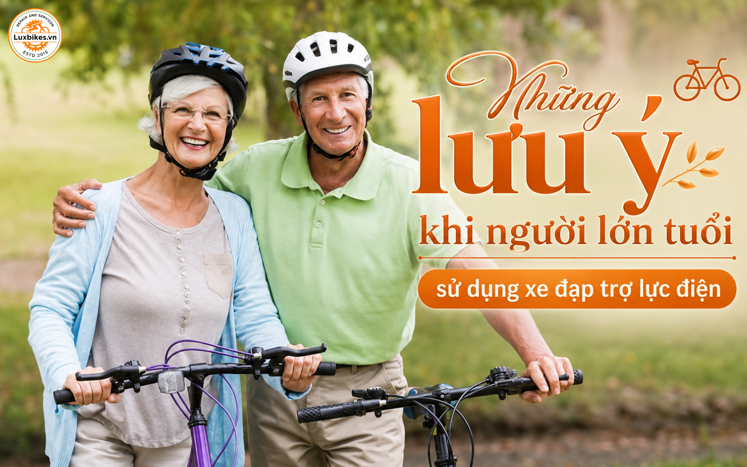 Những lưu ý khi người lớn tuổi sử dụng xe đạp trợ lực điện
