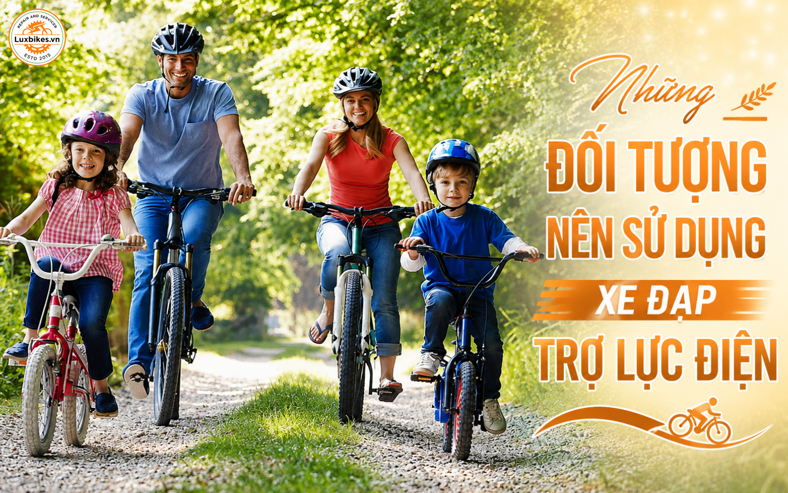 Những đối tượng nên sử dụng xe đạp trợ lực điện