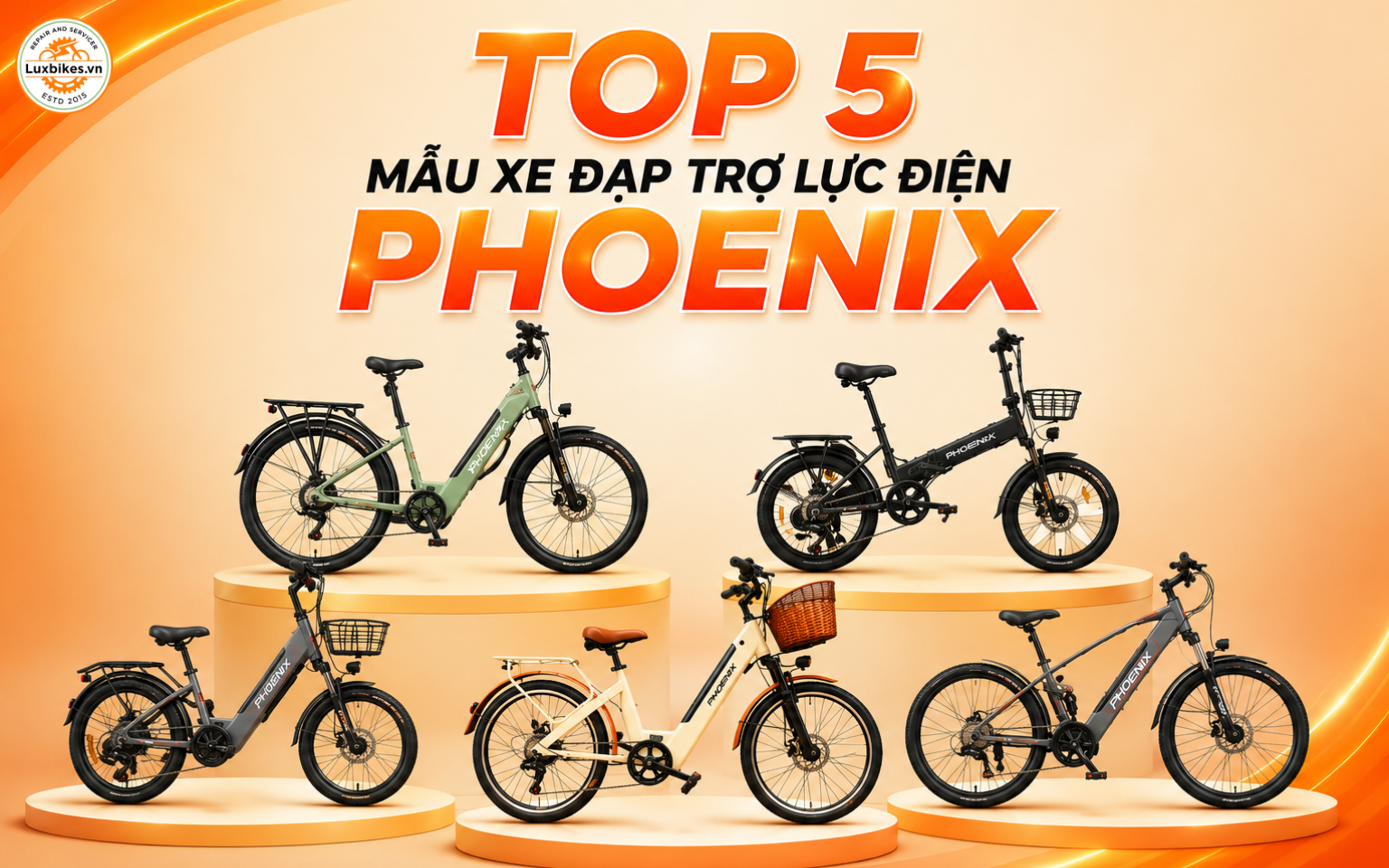 Top 5 Dòng Xe Đạp Trợ Lực Phoenix Pin Bền, Giá Tốt Hiện Nay 3 Top 5 mẫu xe đạp trợ lực Phoenix cao cấp, giá tốt