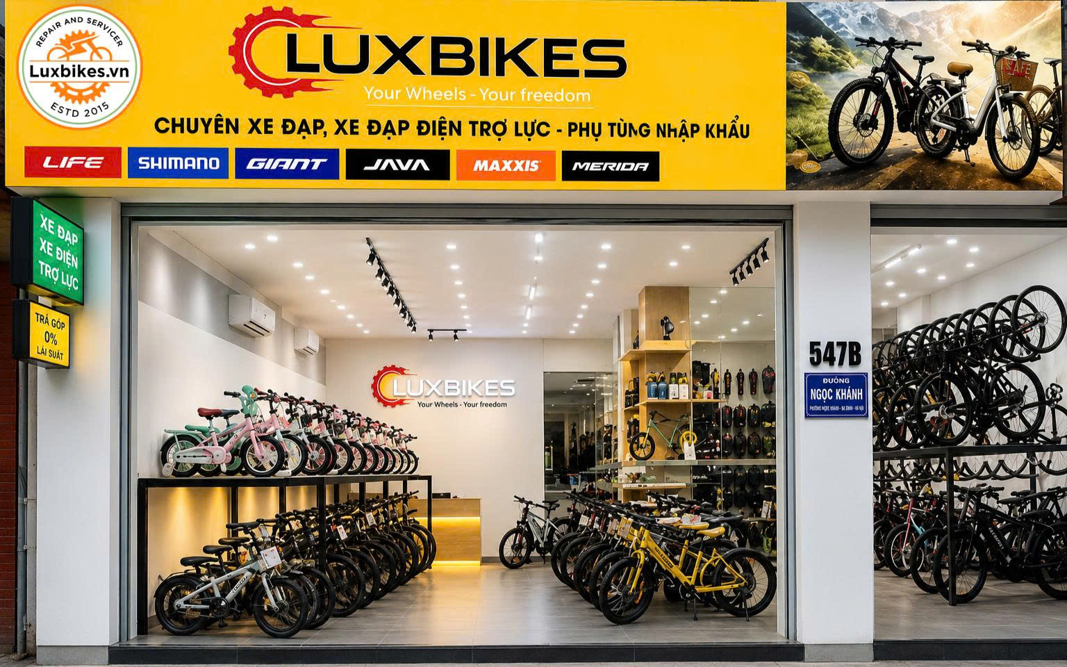 Cửa hàng kinh doanh xe đạp trợ lực Phoenix chính hãng
