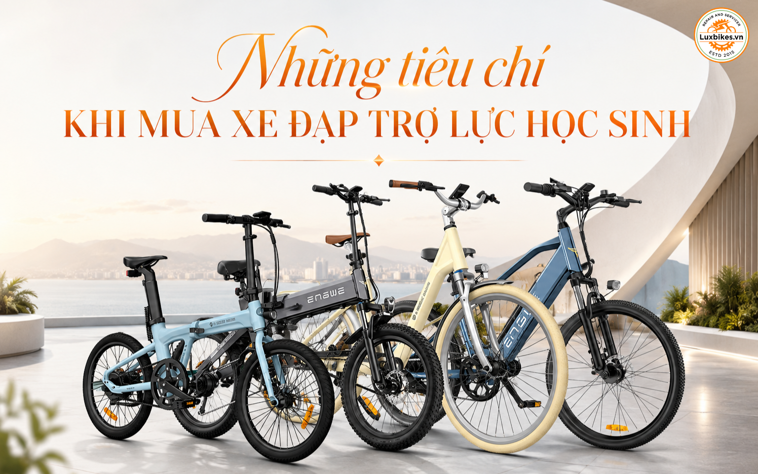 Những tiêu chí khi mua xe đạp trợ lực học sinh