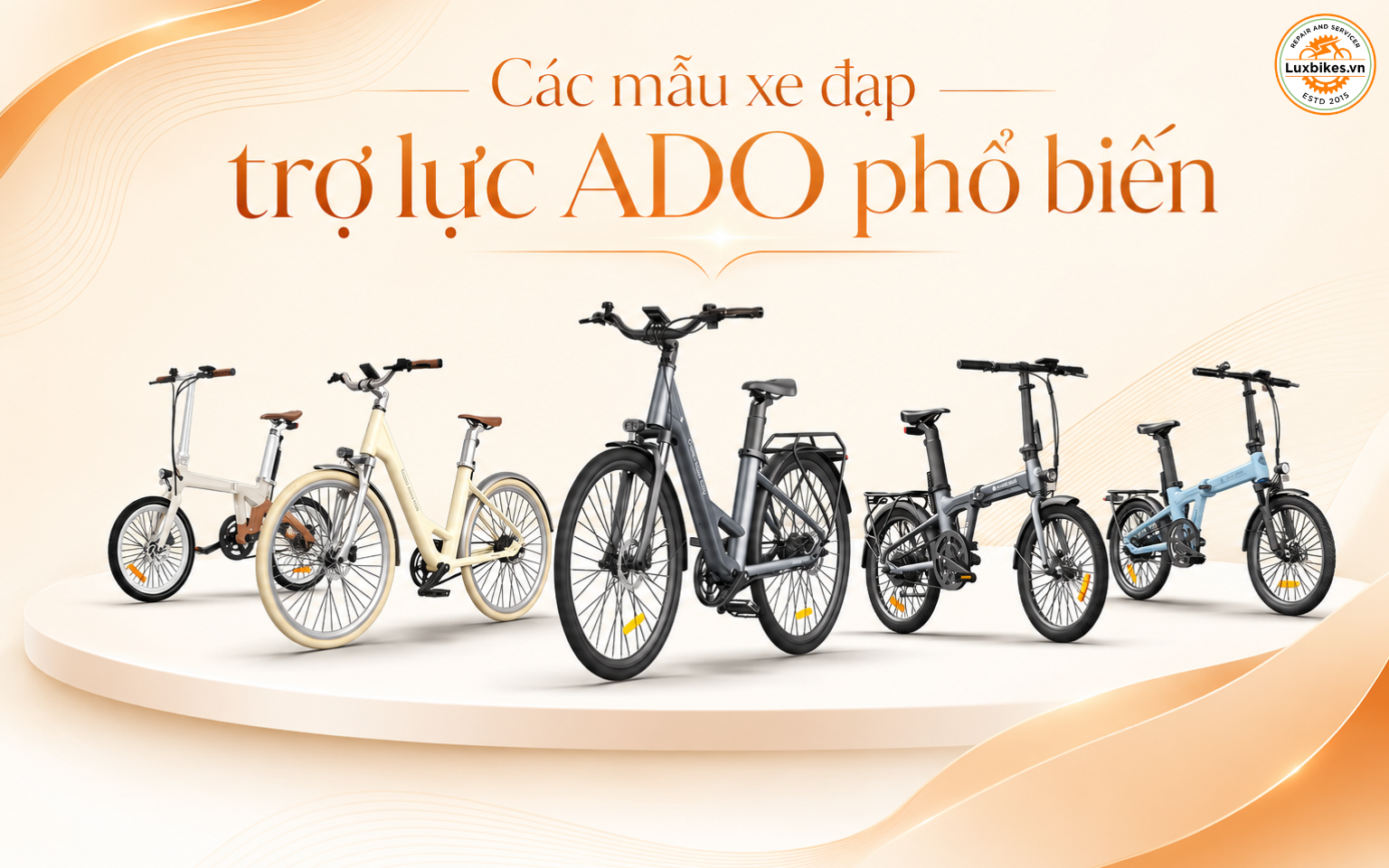 Các mẫu xe đạp trợ lực ADO phổ biến