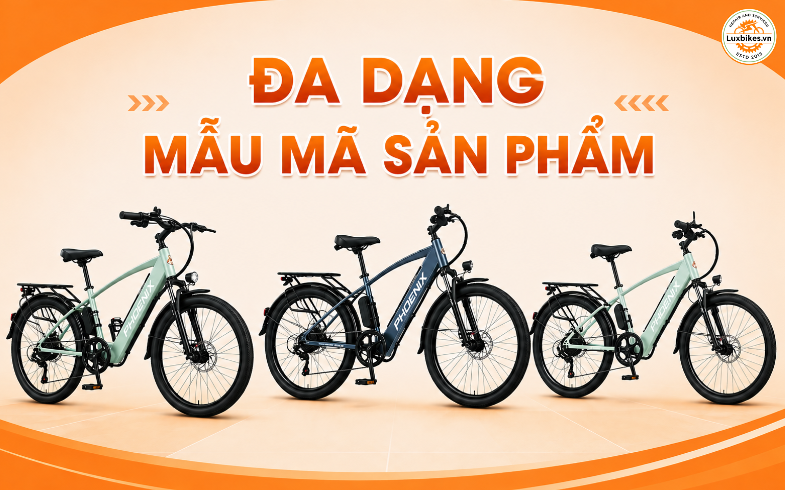 Đa dạng mẫu mã sản phẩm