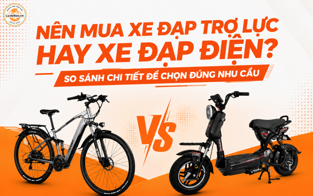 Nên Mua Xe Đạp Trợ Lực Hay Xe Đạp Điện? So Sánh Chi Tiết Để Chọn Đúng Nhu Cầu 1 Nên Mua Xe Đạp Trợ Lực Hay Xe Đạp Điện? So Sánh Chi Tiết Để Chọn Đúng Nhu Cầu