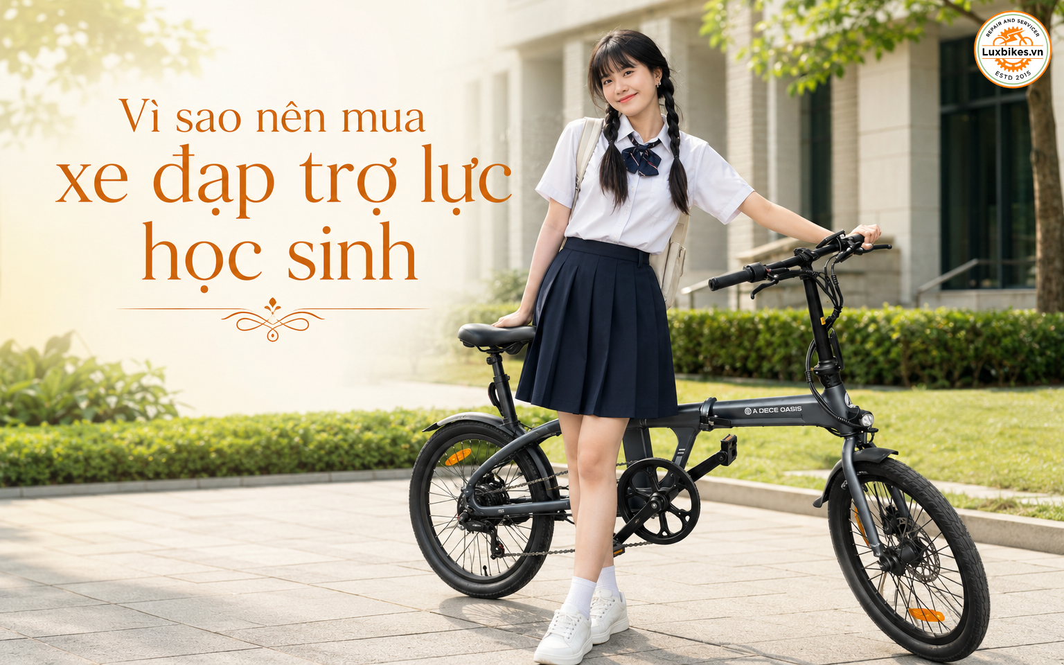 Vì sao nên mua xe đạp trợ lực học sinh?